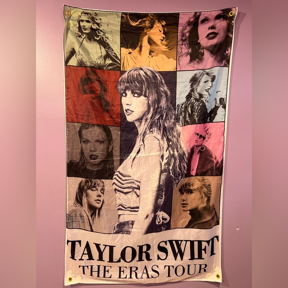 Taylor Swift The Eras Tour 3’x5’ wall Tapestry